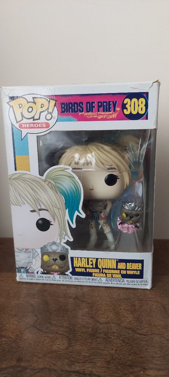 Funko Harley Quinn and Beaver 308