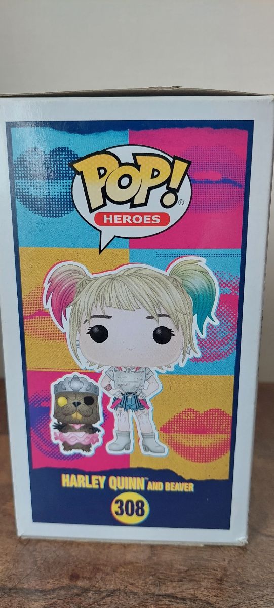 Funko Harley Quinn and Beaver 308