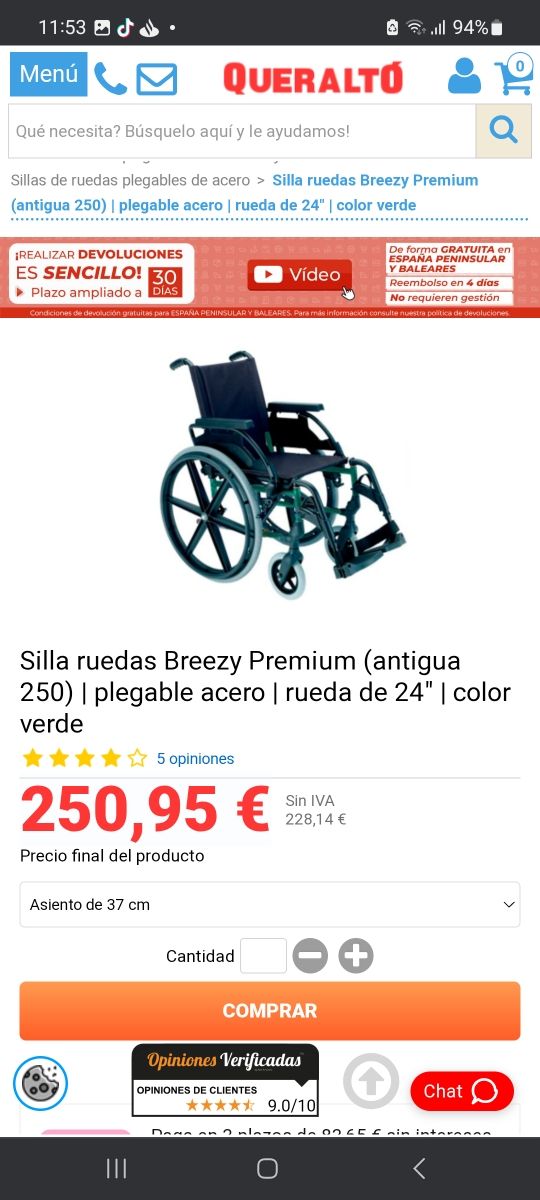 Silla de ruedas