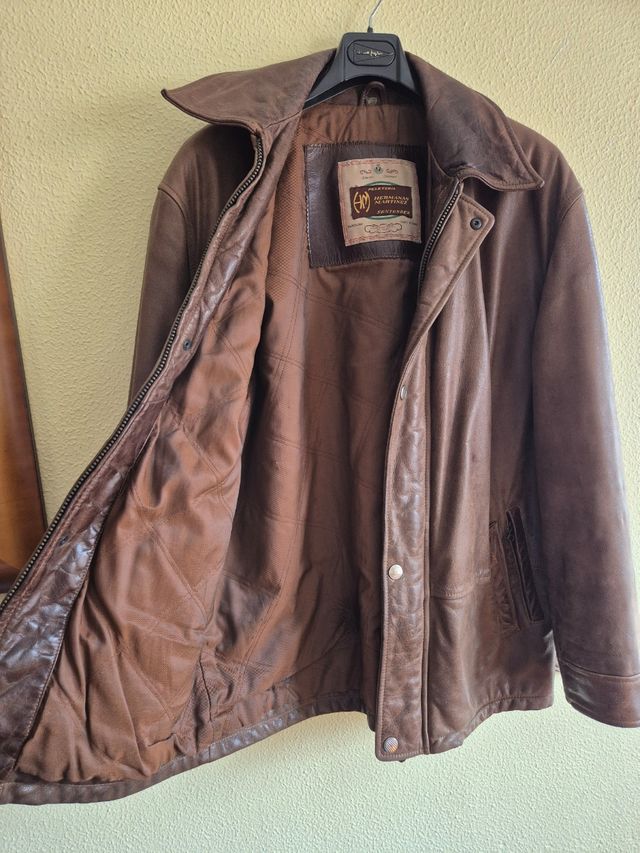 Cazadora de cuero