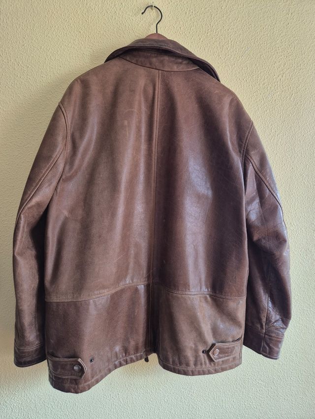 Cazadora de cuero