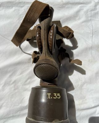 Máscara de gas italiana T. 35 Pirelli