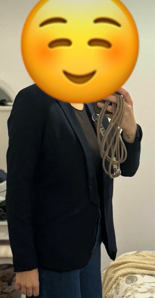 Americana azul marino