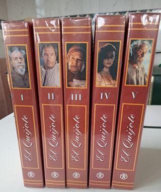 Coleccion El Quijote 5 videos vhs