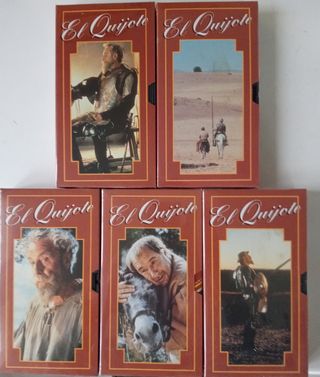 Coleccion El Quijote 5 videos vhs