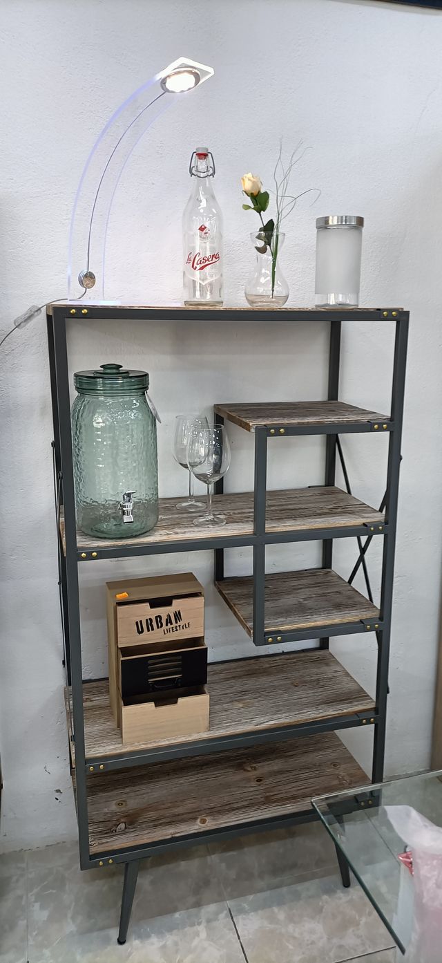 ESTANTERIA DE DISEÑO MUEBLE INDUSTRIAL