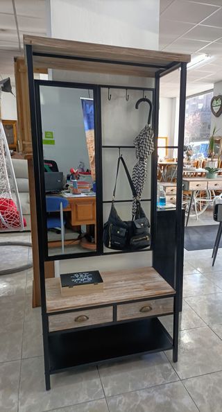 ESTANTERIA DE DISEÑO MUEBLE INDUSTRIAL
