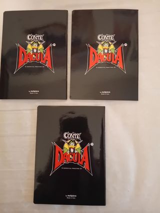 Conte dacula - 3 quaderni lotto