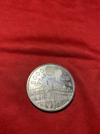 Moneda 2000 pesetas plata 1994 madrid