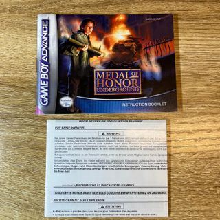 Medal Of Honor Underground Gameboy Advance GBA PAL
