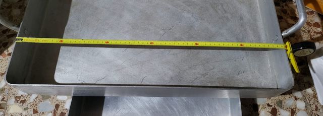 2 bandejas 60 cm acero inoxidable 