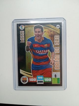 Balón de oro Messi 435 liga 15 16 adrenalyn xl