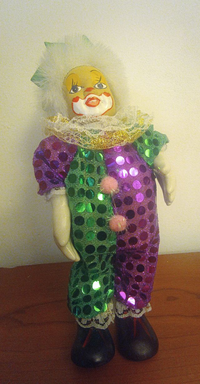 MUÑECO / MUÑECA PAYASO COLECCIÓN DE CUERDA