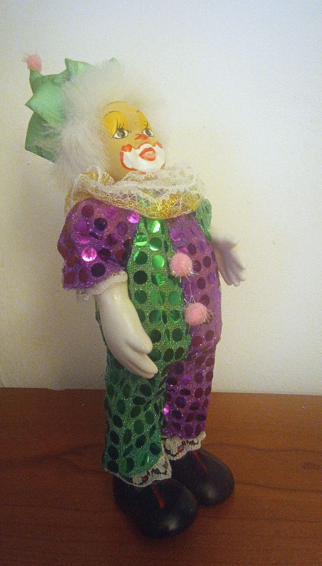 MUÑECO / MUÑECA PAYASO COLECCIÓN DE CUERDA