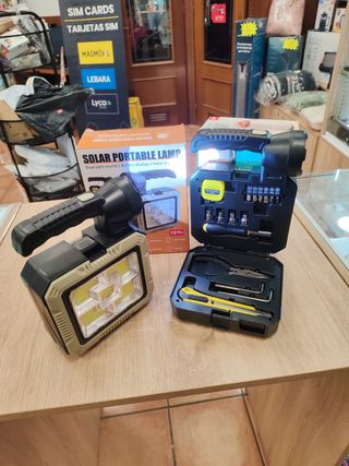 Kit Lampara y Set herramientas