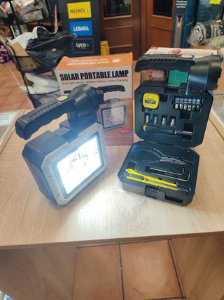 Kit Lampara y Set herramientas