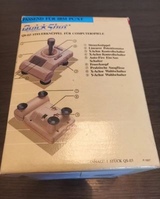 Antiguo Mando Joystick QUICKSHOT QS-113 IBM