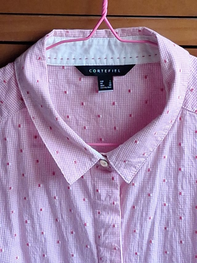 Camisa rosa Cortefiel