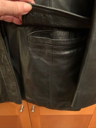 Chaqueta de cuero negra”Medina piel”