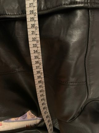 Chaqueta de cuero negra”Medina piel”