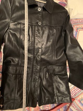 Chaqueta de cuero negra”Medina piel”