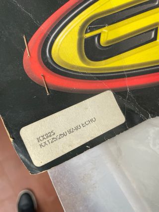 Funda asiento kawasaki kx 125 250 año 92 93