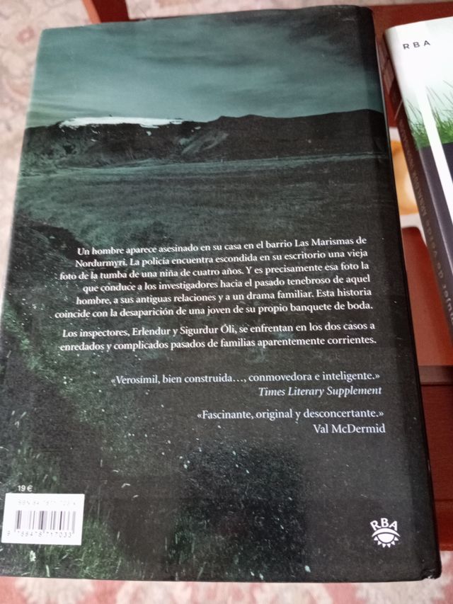 Libros de Arnaldur Indridason