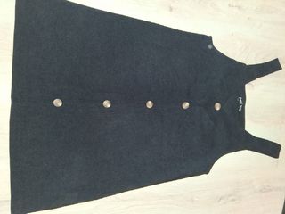 Peto negro pana mujer talla S