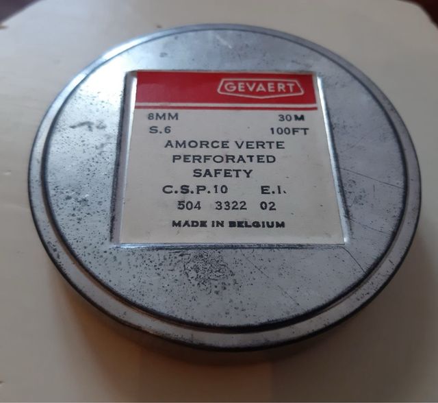 Vecchia scatolina pellicola