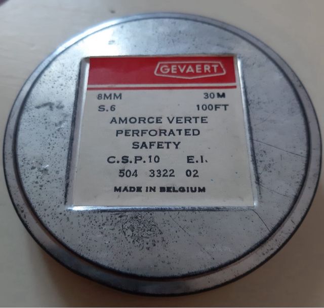 Vecchia scatolina pellicola