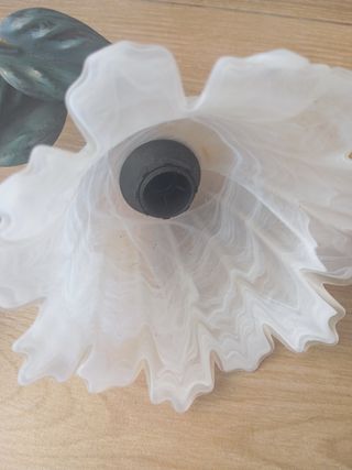 Applique in ferro battuto e vetro