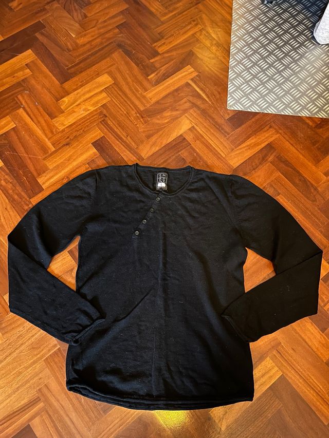 Jersey de tela negro