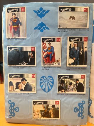 Revista de cromos SUPERMAN falta el n1