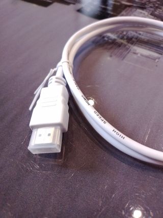 Cable HDMI fino  blanco 1 metro 