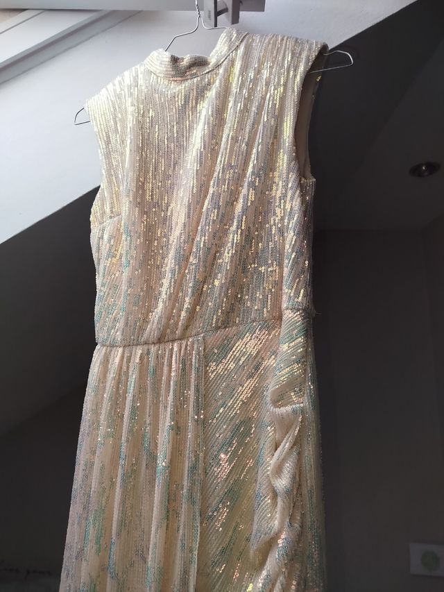 Vestido abalorios eventos especiales