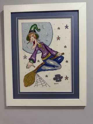 Cuadro punto de cruz.