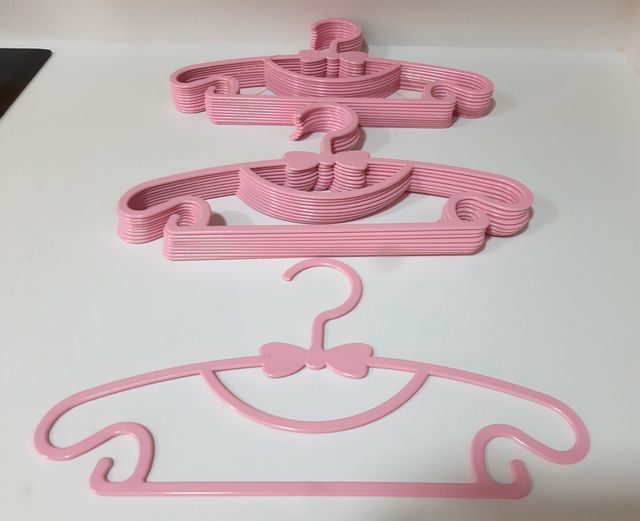 20 PERCHAS NUEVAS, COLOR ROSA