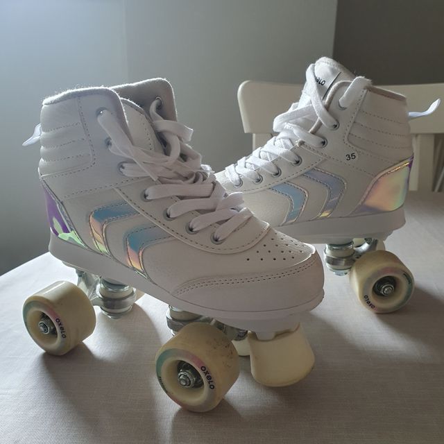 Patines y protecciones n35 como nuevos