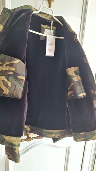Cazadora camuflaje zara