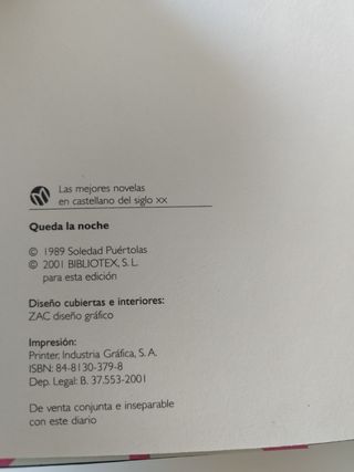 Queda la noche. Soledad Puértolas