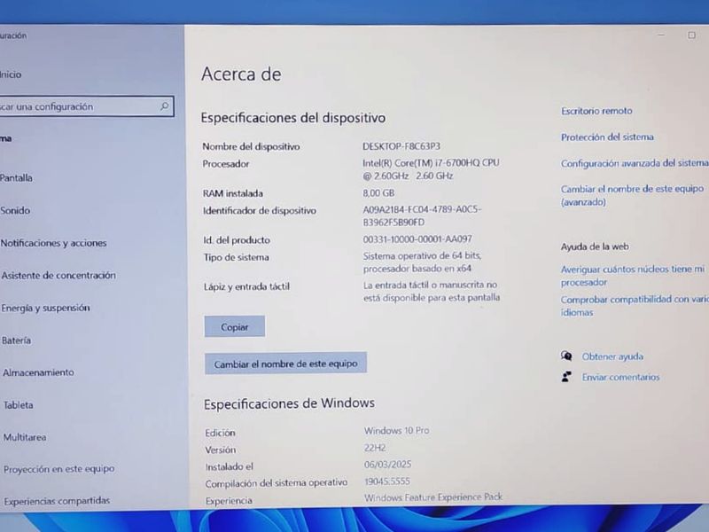 Ordenador Portátil MSI CX62 6QD afbeelding 8