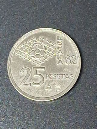 Numismática  moneda 25 pesetas 1980*81