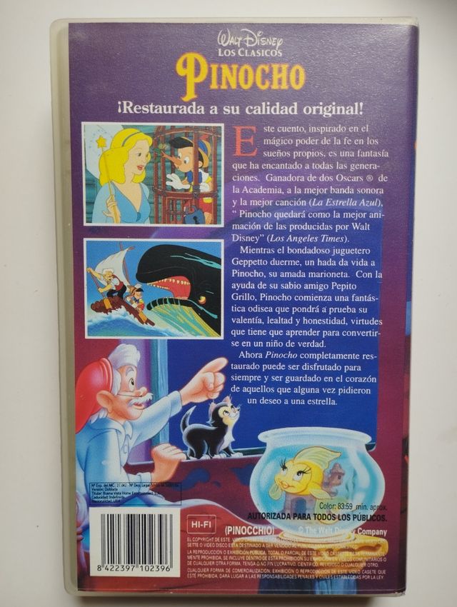 VHS Pinocho