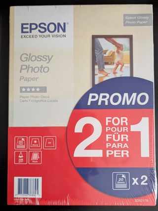 Papel fotográfico "Epson glossy"