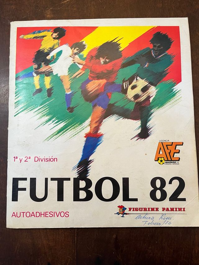 Álbum.Fúlbol 82 .Primera y segunda división.