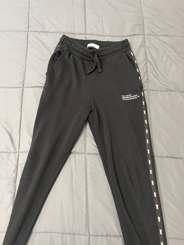 Pantalón Largo Negro Chándal