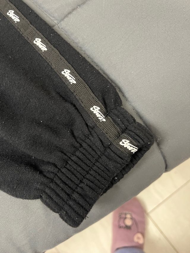 Pantalón Largo Negro Chándal