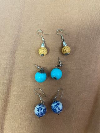 Pendientes artesanales