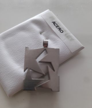Colgante acero unisex