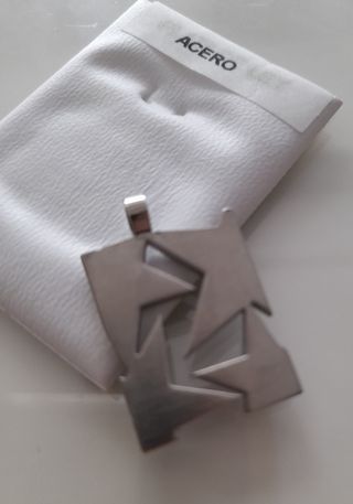 Colgante acero unisex